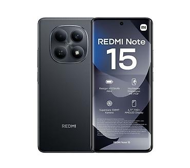Redmi, Redmi Note 15, Новый, 256 ГБ, цвет - Черный, 2 SIM