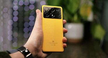 охладитель телефон: Poco X6 Pro 5G, Б/у, 256 ГБ, цвет - Желтый, 1 SIM