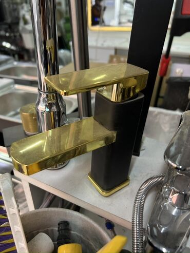 смеситель для раковины цена бишкек: Смеситель для умывальника/раковины, монокомандный. Особенности: -