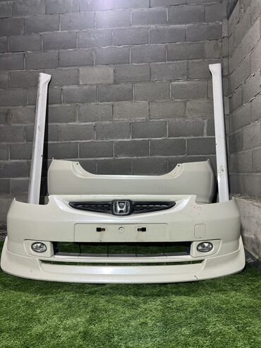 Жабо: Бампер Передний Honda, Б/у, Оригинал