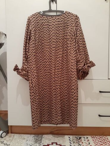 трикотажное платье 48 размер: Повседневное платье, Осень-весна, Средняя модель, L (EU 40)