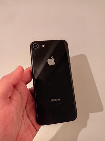 Apple iPhone: IPhone 8, 64 GB, Black Titanium, Barmaq izi