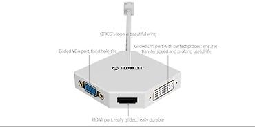 pc komputer: ORICO DPT-HDV3-WH – DisplayPort → HDMI ötürücü adapter DisplayPort — 2