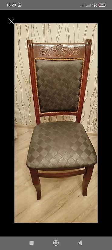 ipi: Yemək otağı üçün oval formalı masa və 6 ədəd stul dəsti. - Material — 3