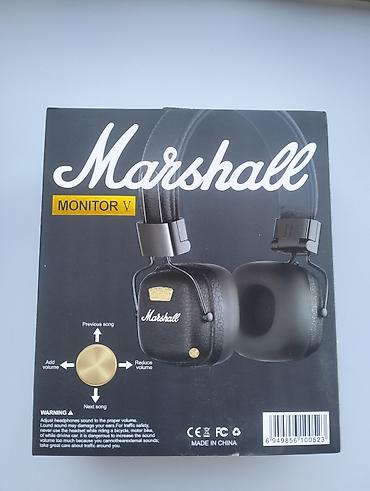 Qulaqcıqlar: Marshall Major IV simsiz qulaqlıq - Bluetooth bağlantısı - 80+ saatə — 2