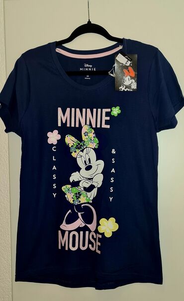 Majice kratkih rukava: M, Pamuk, bоја - Tamnoplava — 1