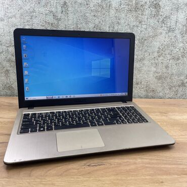запчасти ноутбуков: Ноутбук, Asus, 8 ГБ ОЗУ, Intel Celeron, 15.6 ", Б/у, Для несложных задач, память HDD + SSD