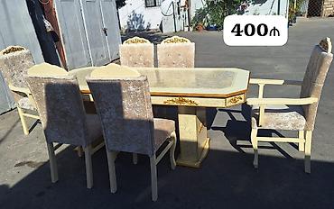 Qonaq otağı üçün, İşlənmiş, Künc masa, 6 stul lalafo.az -da Qonaq otağı üçün, İşlənmiş, Künc masa, 6 stul