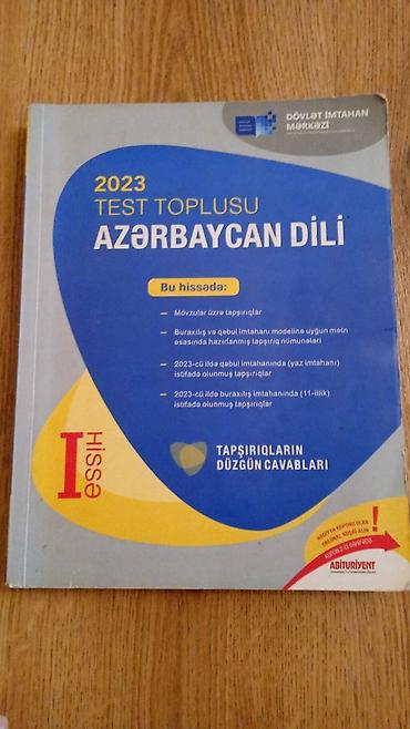 Testlər: Azərbaycan dili Testlər 11-ci sinif, DİM, 1-ci hissə, 2023 il — 2