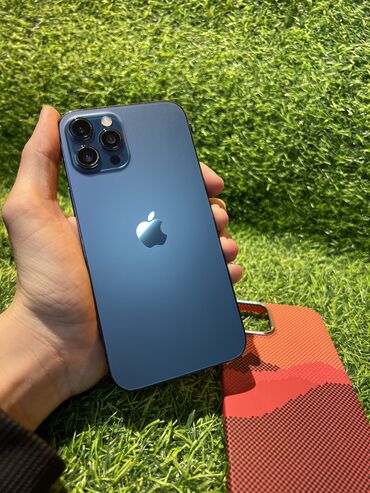 айфон 15 про макс 1 тб цена бишкек: IPhone 12 Pro Max, Колдонулган, 512 ГБ, Blue Titanium, Заряддоочу түзүлүш, Коргоочу айнек, Каптама, 100 %