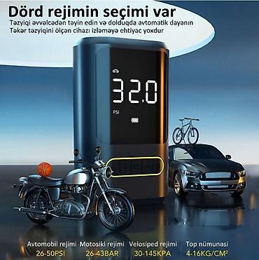 gps izleme: Ağıllı Portativ Hava Kompressoru (Təkər nasosu) - 4 əvvəlcədən təyin — 1
