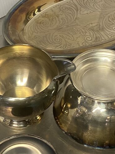 Qəhvə dəstləri və servizlər: Qəhvə dəsti, rəng - Gümüşü, Metal — 7