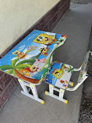 детский парта стул: Балдар үстөлдөрү Кыздар үчүн, Балдар үчүн, Колдонулган