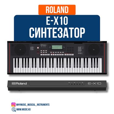 динамики на авто: Синтезатор Roland E-X10 Roland E-X10 — это стильный и доступный