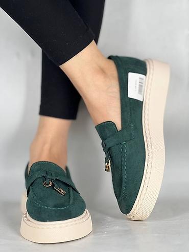 Мокасины и лоферы: Женские лоферы на платформе Размерный ряд 36.37.38.39.40 Большемеры — 9