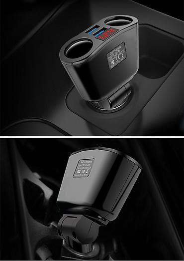 Auto oprema: Razdelnik za upaljač u automobilu Ukupna snaga dvostrukog upaljača za — 6