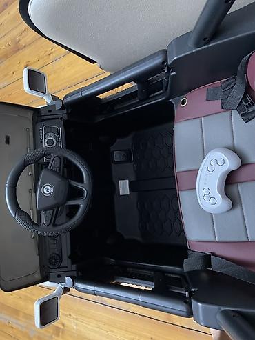 Uşaq üçün elektrik maşınları: Uşaqlar üçün elektrikli miniatür jip maşını - Korpus: ağ rəngdə — 5