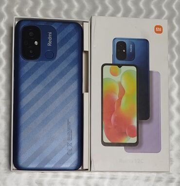 чехол режим нот 11: Redmi, Redmi 12C, Б/у, 128 ГБ, цвет - Синий