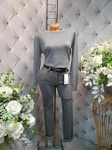 minduse za devojcice: Ženska elegantna bluza sa dugim rukavima i ukrasnim — 2