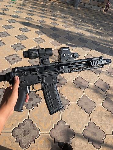 Курал сактоочу сейфтер: Автомат HK416 Орбизган стреляет на 20-25 метров комплект полный — 1