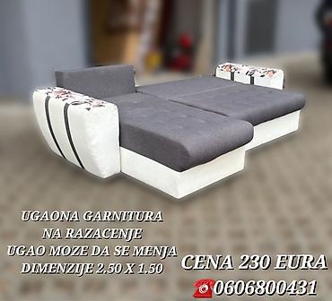 Ugaone garniture: Ugaona garnitura na razvlačenje - Dimenzije: 2.50 x 1.50 m - — 10