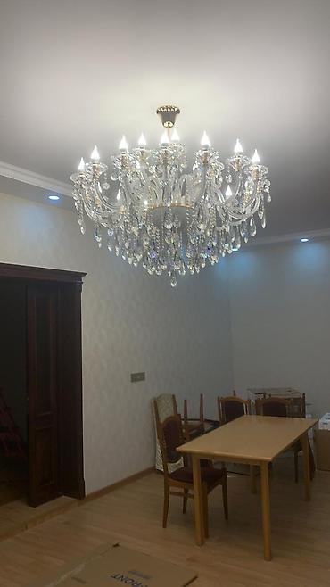 dekor isiq: Çılçıraq, 10 və daha çox lampa, Xrustal — 1
