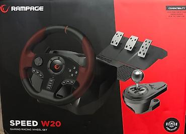 Видеоигры и приставки: Rampage by Snopy Speed W20 – oyun sükan dəsti Xüsusiyyətlər: - 6-i — 4