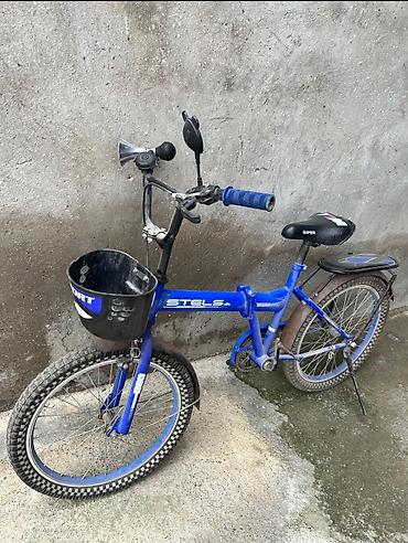 velosiped teker: Uşaq velosipedi – STELS, 20” təkər ölçüsü - Rəng: mavi - Çərçivə — 1