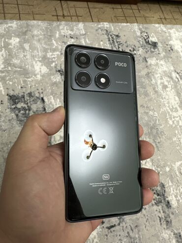 Poco: Poco X6 Pro 5G, Б/у, 256 ГБ, цвет - Черный, 2 SIM