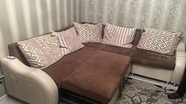 sofa: Прямой диван, Б/у — 2