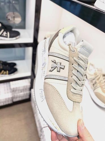 Кроссовки и спортивная обувь: Premiata Мужские-Женские кроссовки в ретро-стиле с массивной подошвой — 9