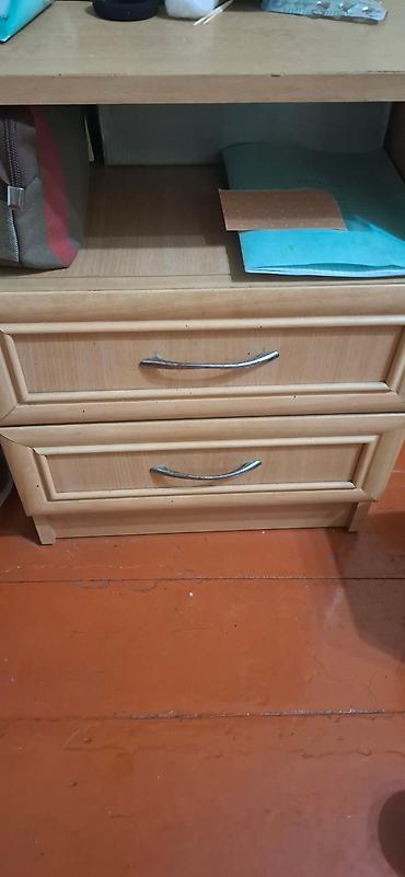 Спальные гарнитуры: Спальный гарнитур, Б/у, Двуспальная кровать, Бесплатная доставка, Платная доставка, Самовывоз, цвет - Бежевый — 3