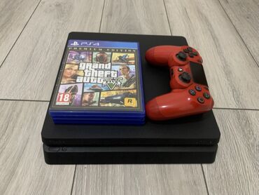 PS4 (Sony Playstation 4): PlayStation 4 Slim komplekti gta5 minecraft HƏDİYYƏ VERİLİR - Konsol — 1