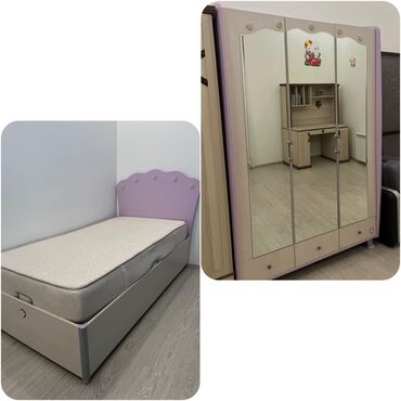 диваны из германии: Endirim ‼️‼️‼️Bazali yataq ve dolab dest 350₼ satilir .İdeal