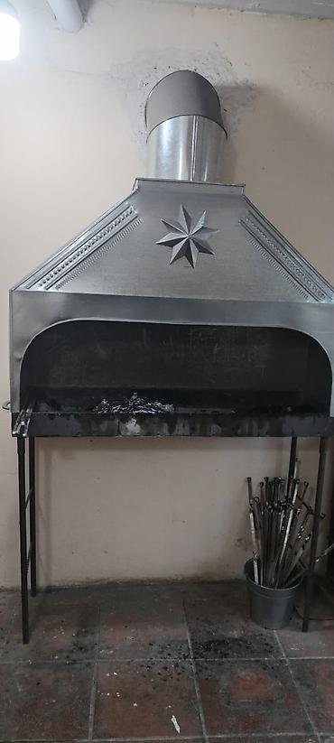 Manqal və tüstü çəkən başlıq dəsti - Material: qalın metal korpus lalafo.az -da Manqal və tüstü çəkən başlıq dəsti - Material: qalın metal korpus