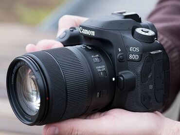 canon 90d: Canon eos 80d dslr kamera - yeni (2 fərqli işıqlandırma ilə birlikdə)