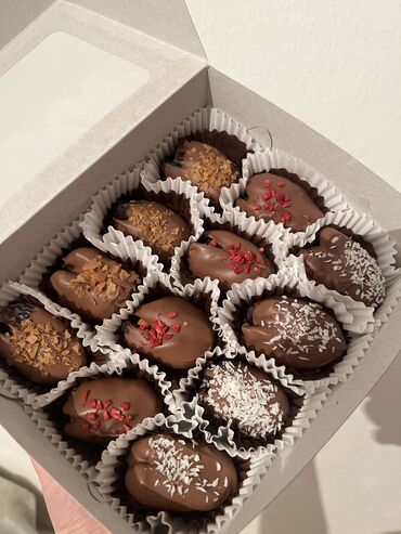бельгийский шоколад в бишкеке: Королевские финики в бельгийском шоколаде в наличии 😍 9шт-870сом