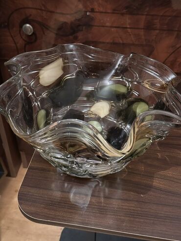 Külqabılar: Şüşə külqabılar və dekorativ qablar dəsti - Şüşə külqabı: EFES — 19