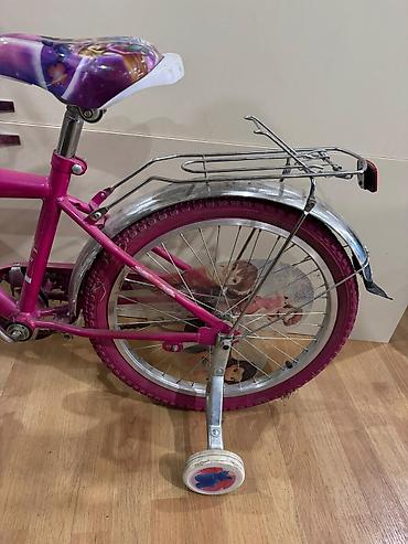 Uşaq velosipedləri: Uşaq velosipedi – Winx temalı, 2 köməkçi təkərli - Rəng: çəhrayı - — 3