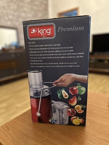 king kong: King Premium şirəçəkən (Juice Extractor) – P1150 Yenidir, istifade — 2