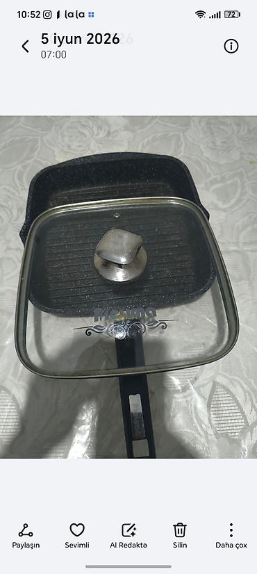 Tava, rəng - Qara, Antipriqar, 26 sm lalafo.az -da Tava, rəng - Qara, Antipriqar, 26 sm