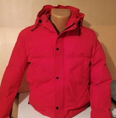 мужские куртки весна: Куртка 5XL (EU 50), цвет - Красный