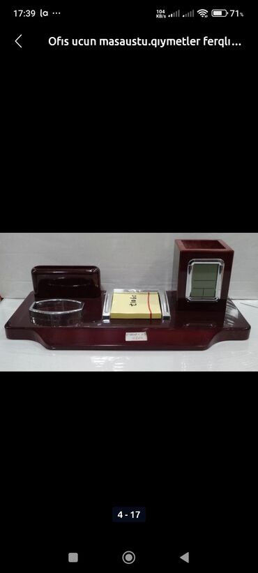 Masaüstü dəstlər: Ofis və iş otaqları üçün masaüstü dəst.tek və komplekt şəkildə — 13