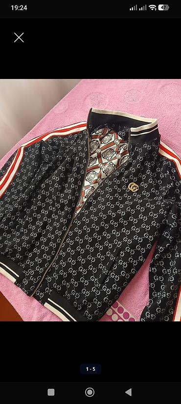 saxta baba geyimləri: Pencək, Zolaqlı, Gucci, 3XL — 3
