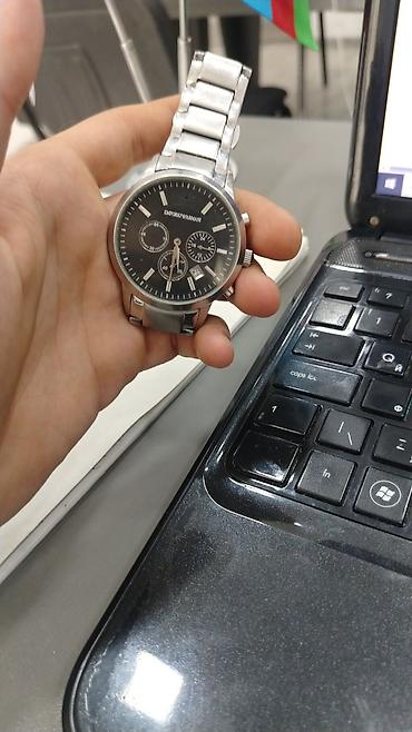 saatlar: Emporio Armani kişi qol saatı – model AR2434 - Korpus və qolbaq — 2