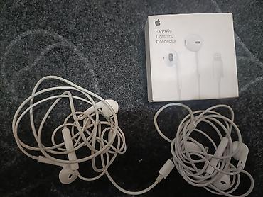 Кулакчындар: Apple EarPods с разъёмом Lightning Цена: 500–1000 сом (в зависимости — 1