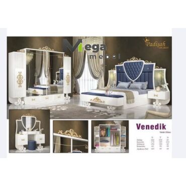 xırdalanda daxili kreditlə evlər: Venedik yataq dəsti🤩 Fabrik istehsalı mebellərin topdan qiymətlə