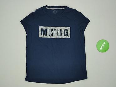 bluzki czarne basic: Mustang, T-shirt damski, rozmiar M — 2