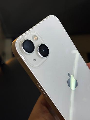 iphone 2 sim: IPhone 13, Б/у, 256 ГБ, Белый, Зарядное устройство, Защитное стекло, Чехол, 87 % — 3