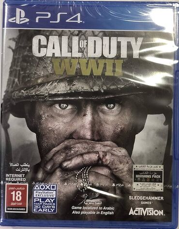 oyun diskləri: Ps4 call of duty ww2